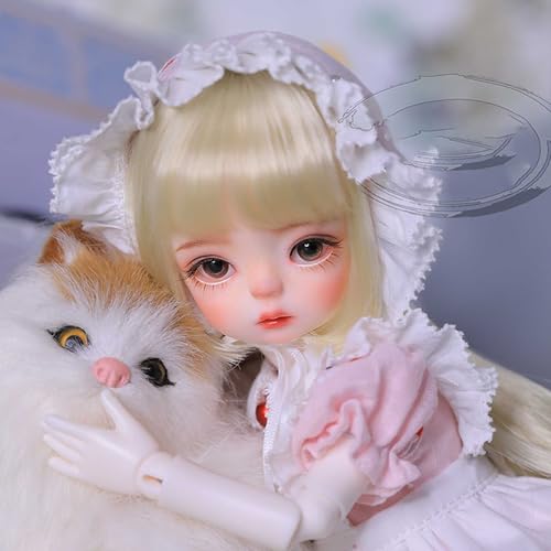 YIMBFCA BJD Doll 1/6 Kugelgelenk Puppe SD Doll Emulation Mädchen Prinzessin Puppe mit Kleidung Schuhe Perücke Haar Make-Up Geburtstag Weihnachten Spielzeug Sammeln von YIMBFCA