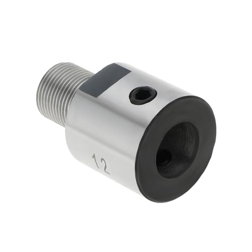 YINETTECH 1PC Chuck Pleuel 12mm M14x1 Edelstahl Chuck Adapter Mini Drehmaschine Maschine Teile für K01-50/63 K02-50/63 Drehmaschine Chuck von YINETTECH