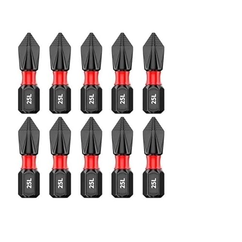 10PCS PH2 Magnetische Schraubendreher Bit Set Anti-Slip Lange Fahrer Bohrer Bits 1/4 zoll Hex Schaft for manuelle Schraubendreher Luft Bohrer(150mm) von YINGDLEB