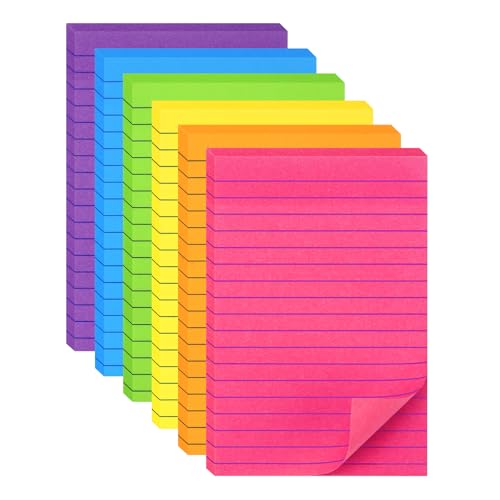 YISAN 330pcs Haftnotizen große 100 * 150mm,Sticky Notes,Notizzettel 6 Farbe Selbstklebende Haftnotizen,71150 von YISAN