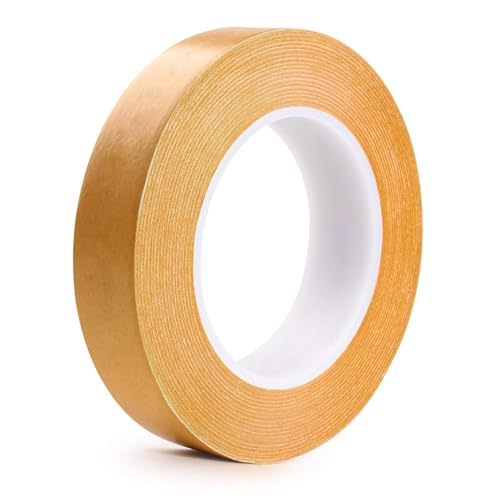 YISUMEI Klebeband Doppelseitig Dünn | 10 mm x 50 m | Stark und Permanent Klebend | Doppelklebeband Transparent für Metall,Papier,Kunststoff,Glas,Holz etc von YISUMEI