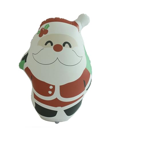 YITCBRTS Aufblasbares Modell für Weihnachten, Garten, niedlicher Cartoon-Weihnachtsmann, PVC, aufblasbare Puppe, 90 cm von YITCBRTS