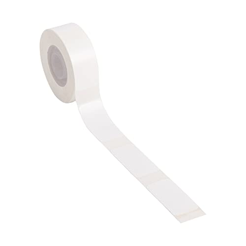 YIWEOG Thermodruck-Etikettenpapierrolle für Q30-Etikettendrucker Thermodrucker zum Drucken von Klebeetiketten, wasserdicht, ölbeständig, Barcode, Preis, Name, blanko, 12 mm * 22 mm, weiß von YIWEOG