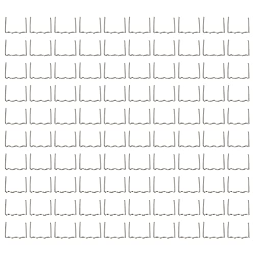 YIWEOG Universal 100 Stück/Set vorgeschnitten 0,6 mm-0,8 mm Heißwellen-Flachheftklammern für die Reparatur von Schweißgeräten für Kunststoffhefter von YIWEOG