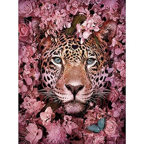 YIYUE 5D Diamond Painting Kits Bilder für Erwachsene, Löwe DIY Diamant Malerei Painting Bilder Set, Diamond Art Full Runder Malen Nach Zahlen Erwachsene Set (35x45cm), Nr. 2 von YIYUE