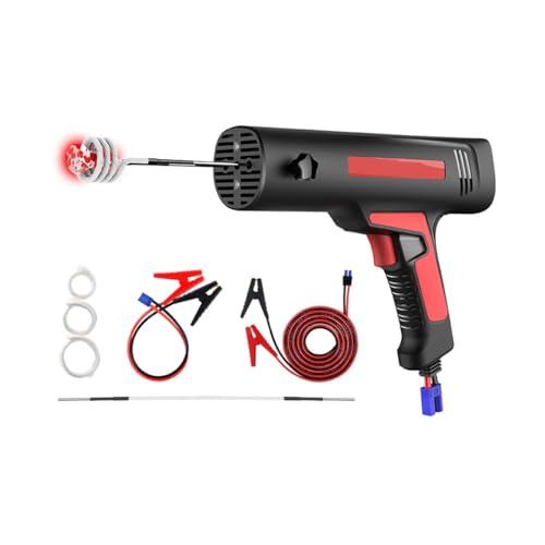 Heat Induction Tool - 1000W 110V/220V Handhled Magnetic Induction Heater Kit with 4 Coils, Rusty Screw Removing Tool，Fast Heating and No Open Flame Is Generated, Efficient Heat Dissipation and Safe To von YJMYLTO