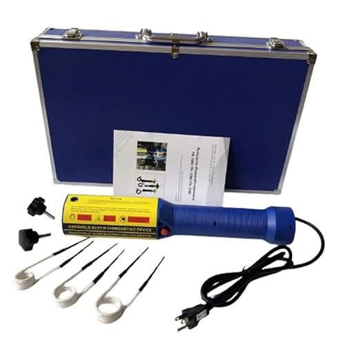 Heat Induction Tool - 1000W 110V Handhled Magnetic Induction Heater Kit with 3 Coils, Rusty Screw Removing Tool，Fast Heating and No Open Flame Is Generated, Efficient Heat Dissipation and Safe To Use, von YJMYLTO