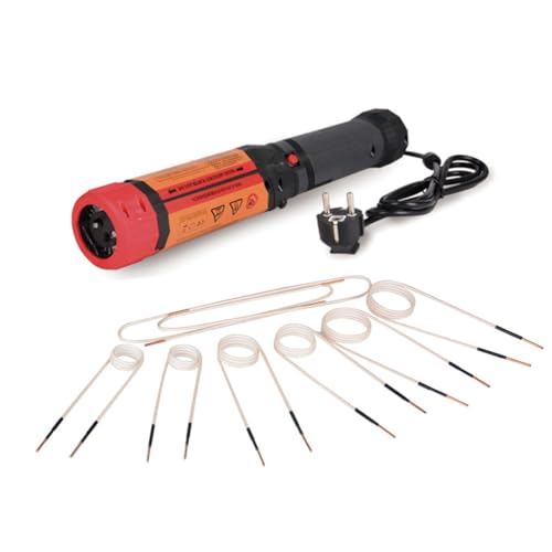 Rotatable Heat Induction Tool - 1000W 110V/220V Handhled Magnetic Induction Heater Kit with 8 Coils, Rusty Screw Removing Tool，Fast Heating and No Open Flame Is Generated, Efficient Heat Dissipation a von YJMYLTO