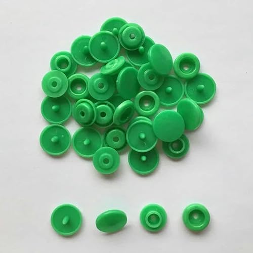 10/20/50/100/150 Sets T5 12mm runde Druckknöpfe für Kinderkleidung DIY Nähzubehör Druckknopf-hellgrün-150 Set von YJMYZ