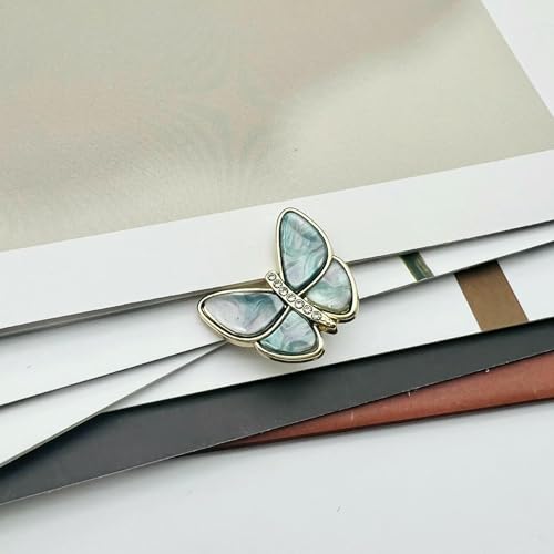 10 Stück modische Strass-Metallknöpfe, DIY-Kleidung, Schmuck, Nähzubehör, Schmetterlingsverzierungen, 5–235–4–20 mm 10 Stück modische Strass-Metallknöpfe, DIY-Kleidung, Schmuck, Nähzubehör, Schmetterlingsverzierungen, 5–235–4–20 mm von YJMYZ