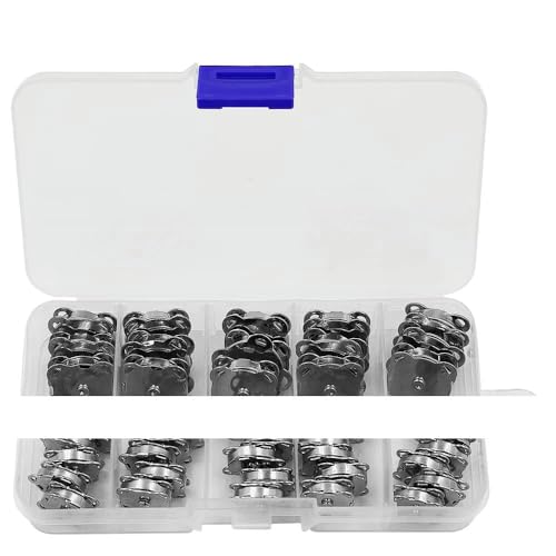 20 Sätze/Los 10 mm – 18 mm Metallknöpfe für Geldbörsen, Magnetschnalle, Druckknöpfe, Taschen, Nähen, Bekleidungszubehör, Materialien, Schnalle mit Box, Schwarz, 14,0 mm von YJMYZ