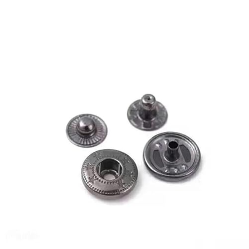 30 Sets 655/633/831 Metall-Druckknöpfe Druckknöpfe Nähknopf für DIY-Kleidung Kleidersäcke Schuhe Lederhandwerk-831 15 mm Pistolenschwarz von YJMYZ