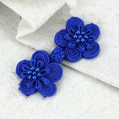 5 Paar chinesische Frosch-Verschlussknöpfe, Knotenverschluss, Nähen, handgefertigt, Blumenhandwerk, DIY, Cheongsam-Stoffknopf, 8, 3 x 6,5 cm 5 Paar chinesische Frosch-Verschlussknöpfe, Knotenverschluss, Nähen, handgefertigt, Blumenhandwerk, DIY, Cheongsam-Stoffknopf, 8, 3 x 6,5 cm von YJMYZ