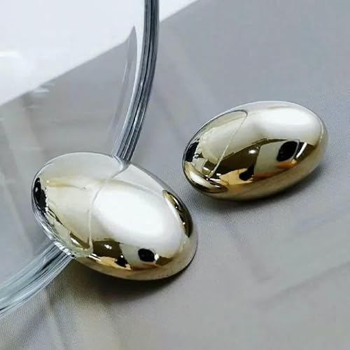 Ovale, hochwertige, glatte, goldene Metallknöpfe für Kleidung, Mäntel, Jacken, Hemden, Manschetten, Nähzubehör, dekorative Designerknöpfe, Neu, 2–23 Ovale, hochwertige, glatte, goldene Metallknöpfe für Kleidung, Mäntel, Jacken, Hemden, Manschetten, Nähzubehör, dekorative Designerknöpfe, Neu, 2–23 von YJMYZ