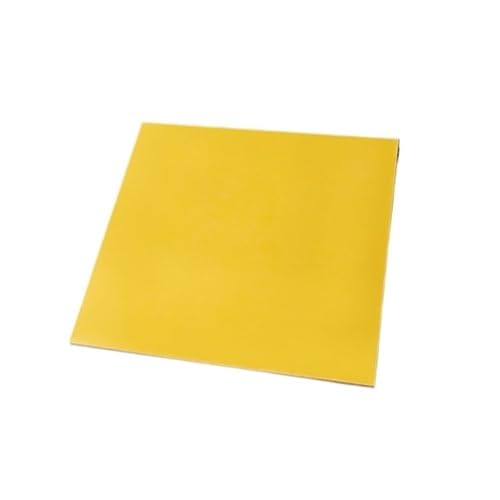 235 x 235 mm FR4-Glasfaserplatte, G10-Platte aus schwarzem Epoxidharz, gelbe Glasfaserplatte for Gravieren(Yellow,235X235X0.5MM) von YJQHODY