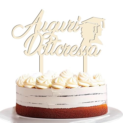 Cake Topper，Abi Geschafft Abitur，Tortendeko Torten Topper，Abschluss Cupcake Deko Tortenstecker - laure von YJSDDNTY