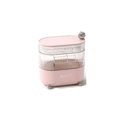 YJYJY Schmuckschatulle, drehbare Schmuckaufbewahrungsbox, Exquisite Schmuckschatulle für Damen, kreative Schmuckschatulle, Aufbewahrungsbox für Armbänder, Halsketten und Ringe, Schmuckbehälter von YJYJY