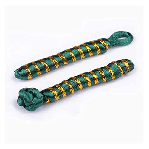 Chinesische Knoten Knöpfe,Knöpfe, 5 Paar Tang-Anzug Cheongsam Verschlussknöpfe Knotenverschluss Nähen Handgemachte Hochzeitseinladung Dekorative Schnalle(Dark green) von YJzhAHanG