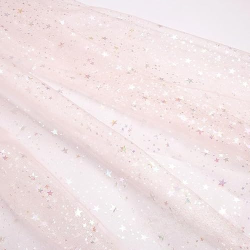 YKAFADE Tüllstoff Glitzer 300cm * 160cm Dekostoff Mit Sternen Sparkly Stoff Netzstoff Glitzer Garn Tüll Kostümstoff zum Nähen Für Kleidung Dekoration Hochzeitskleid Fotografie Hintergrund -Rosa #2 YKAFADE Tüllstoff Glitzer 300cm * 160cm Dekostoff Mit Sternen Sparkly Stoff Netzstoff Glitzer Garn Tüll Kostümstoff zum Nähen Für Kleidung Dekoration Hochzeitskleid Fotografie Hintergrund -Rosa #2 von YKAFADE