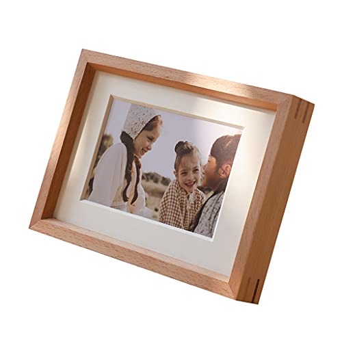 YKJGRTF Tabletop Display Bilderrahmen, Wandmontage Bilderrahmen, Tabletop Bilderrahmen Holz Bilderrahmen Fotodisplay Handgefertigt for Wohnzimmer Büro Schlafzimmer Fotorahmen (Modell : A4)(10 inch) von YKJGRTF