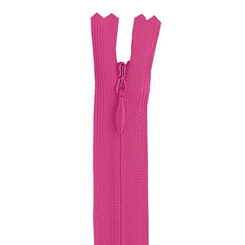 Unbekannt YKK Nahtverdeckt Reißverschluss Nicht teilbar 2 mm 22 cm 516, pink von YKK