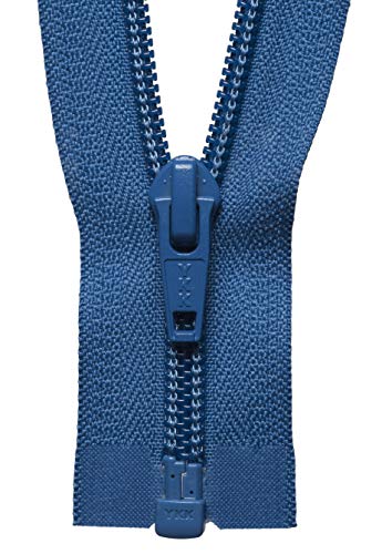 YKK 02051557 Spiralreißverschluss, Nylon, Nein 557 Saxe Blue, 51 cm Length von YKK