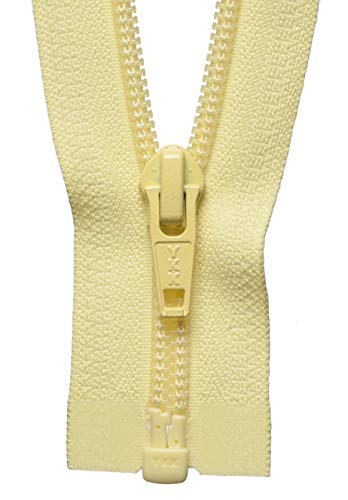 YKK 02056503 Spiralreißverschluss, Nylon, Nein 503 Lemon, 56 cm Length von YKK