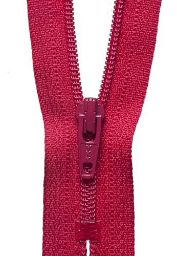 YKK 04010817 Spiralreißverschluss, Metall Nylon, Nein 817 Hot Pink, 10 cm Length von YKK