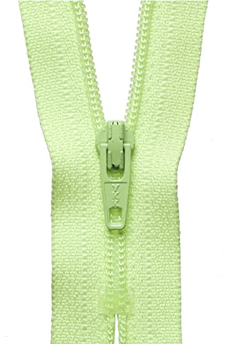 YKK 04010872 Spiralreißverschluss, Metall Nylon, Nein 872 Dayglo Green, 10 cm Length von YKK