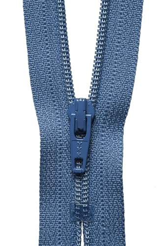 YKK 04020145 Spiralreißverschluss, Metall Nylon, Nein 145 Schieferblau, 20 cm Length von YKK