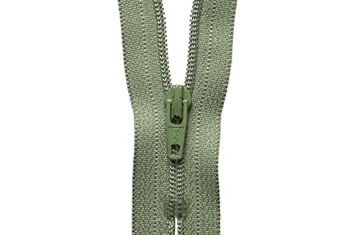 YKK 04020211 Spiralreißverschluss, Metall Nylon, Nein 211 Willow, 20 cm Length von YKK