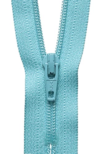 YKK 04020385 Spiralreißverschluss, Metall Nylon, Nein 385 Sea Green, 20 cm Length von YKK