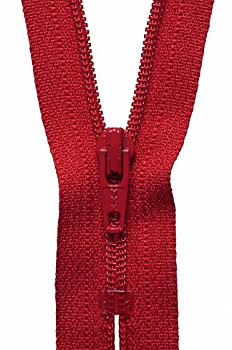 YKK 04020519 Spiralreißverschluss, Nein 519 Rot, 20 cm Length von YKK