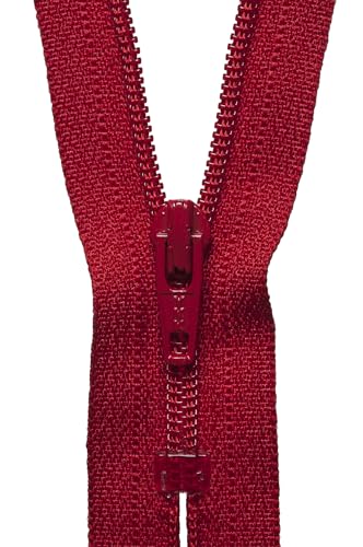 YKK 04051519 Spiralreißverschluss, Metall Nylon, Nein 519 Rot, 51 cm Length von YKK