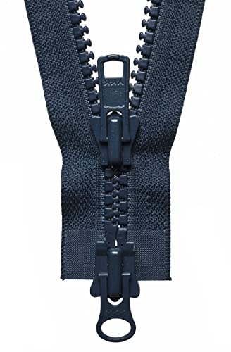 YKK Zwei-Wege-Reißverschluss, blau, 61 cm Länge YKK Zwei-Wege-Reißverschluss, blau, 61 cm Länge von YKK