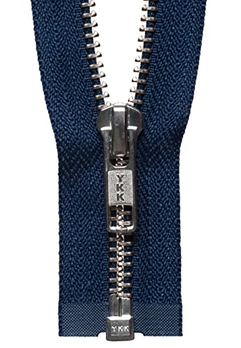 YKK 19036919 Offener Reißverschluss, Metall, blau, 36 cm Length von YKK