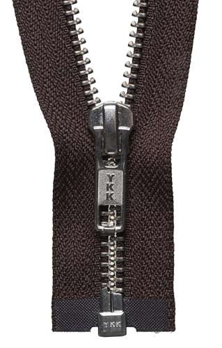 YKK 19056570 Offener Reißverschluss, Metall, Nein 570 Braun, 56 cm Length YKK 19056570 Offener Reißverschluss, Metall, Nein 570 Braun, 56 cm Length von YKK