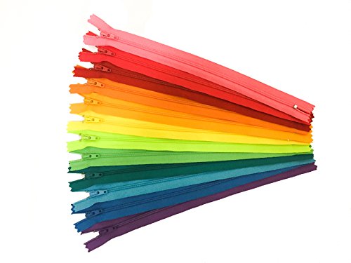 YKK-Reißverschlüsse, 20,3 cm, verschiedene helle Farben. YKK-Reißverschlüsse, 20,3 cm, verschiedene helle Farben. von YKK