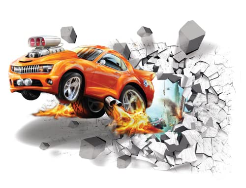 3D Aufkleber Cars Wandtattoo Cars Wandaufkleber Cars Wandsticker Cars Wandtattoo Cars Kinderzimmer Dekoration Abnehmbare Aufkleber Wall Stickers von YKKJ