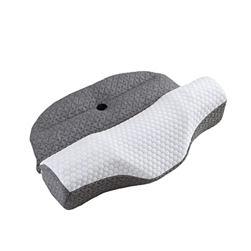 Kissen für Nacken- und Schulterschmerzen， Cervical-Memory-Foam-Kissen gegen Nackenschmerzen, Konturkissen, Bauch- und Seitenschläferkissen for Schlafen, faltbares Nackenkissen mit Multizonen-Design un von YKMYXZ