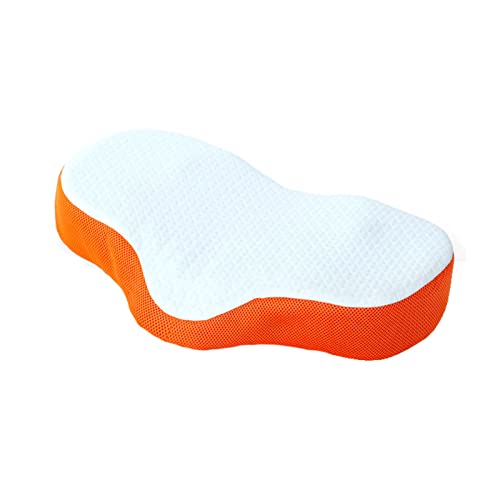 Kissen für Nacken- und Schulterschmerzen， Ergonomisches Memory Foam-Kissen bei Nacken- und Schulterschmerzen, Nackenkonturkissen for Schlafen, Konturkissen mit Massagepartikeln, zervikales orthopädisc von YKMYXZ