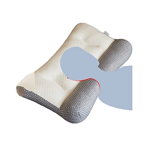 Kissen für Nacken- und Schulterschmerzen， Nackenkissen gegen Nacken- und Schulterschmerzen for Seitenschläfer, Nackenkissen zur Schmerzlinderung for Seiten- und Rückenschläfer, ergonomisches orthopädi von YKMYXZ