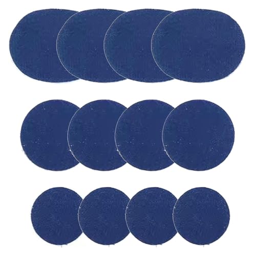 Schuh-Reparatur-Patch， Patch, 6/12 Stück selbstklebender Fersenloch-Patch for die Rückseite von Sportschuhen, Lederschuhen und High Heels(Blu,12pcs) von YKMYXZ