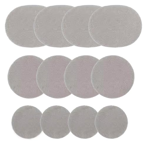 Schuh-Reparatur-Patch， Patch, 6/12 Stück selbstklebender Fersenloch-Patch for die Rückseite von Sportschuhen, Lederschuhen und High Heels(Gris,12pcs) von YKMYXZ