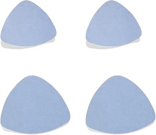 Schuh-Reparatur-Patch， Selbstklebender Fersenlochflicken for die Rückseite von Sportschuhen, Lederschuhen und High Heels, klein und groß(Blu,2 pair) von YKMYXZ