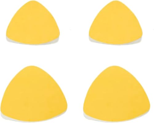 Schuh-Reparatur-Patch， Selbstklebender Fersenlochflicken for die Rückseite von Sportschuhen, Lederschuhen und High Heels, klein und groß(Yellow 1,2 pair) von YKMYXZ