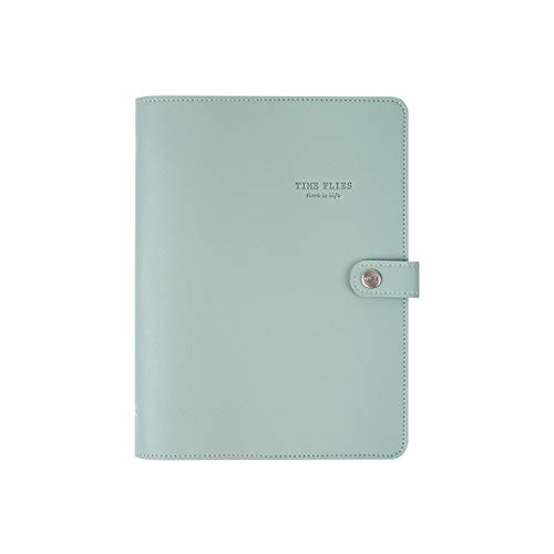 YKMYXZ journale， Notebook Macaron Niedliche Spirale Notizbücher Schreibwaren Feine Büro Schule Persönliche Agenda Organizer Binder Tagebuch Wochenplaner Geschenk(Lake Blue,105 * 145mm) von YKMYXZ