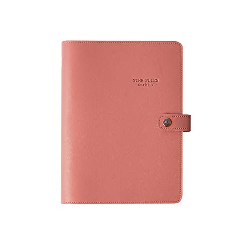 YKMYXZ journale， Notebook Macaron Niedliche Spirale Notizbücher Schreibwaren Feine Büro Schule Persönliche Agenda Organizer Binder Tagebuch Wochenplaner Geschenk(Pink,105 * 145mm) von YKMYXZ