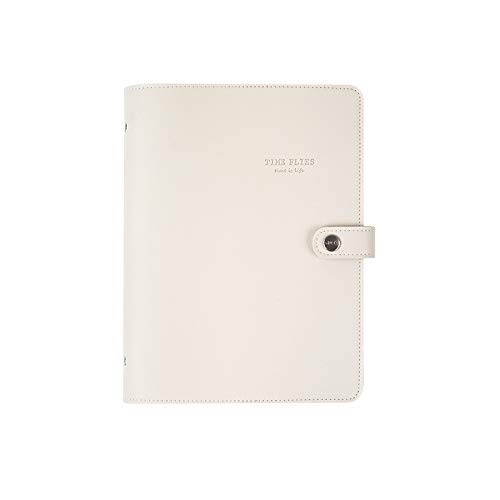 YKMYXZ journale， Notebook Macaron Niedliche Spirale Notizbücher Schreibwaren Feine Büro Schule Persönliche Agenda Organizer Binder Tagebuch Wochenplaner Geschenk(White,125 * 190mm) von YKMYXZ