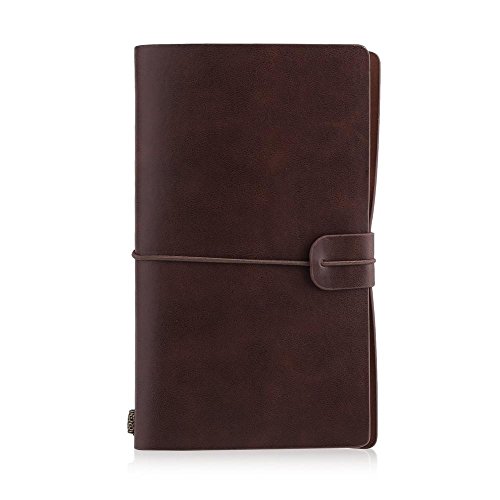 YKMYXZ journale， Notebook Tragbare Studenten Schule Schreibwaren Schreiben Notebook Business Reise Tagebuch Outdoor Journal Planer Agenda DIY Geburtstag Geschenk(Brown) von YKMYXZ